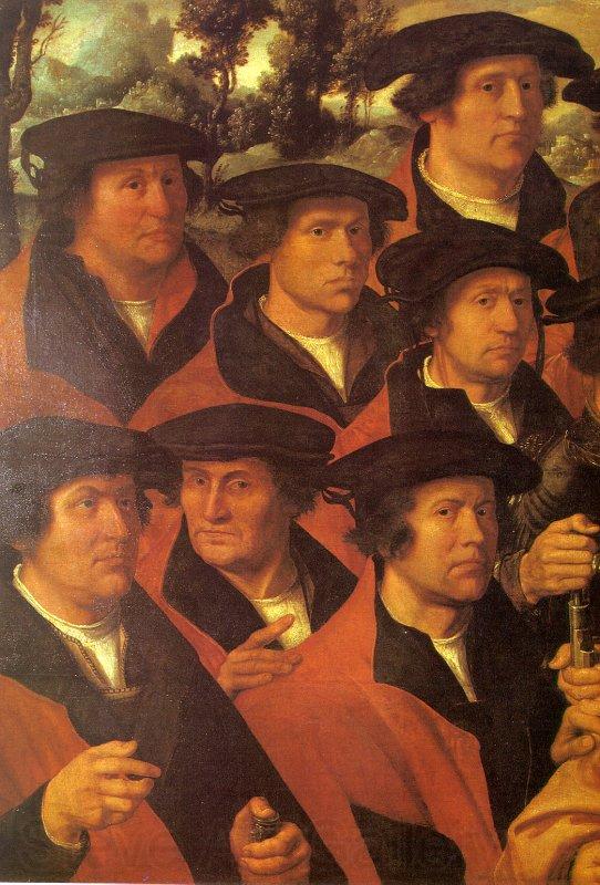 JACOBSZ, Dirck Group Portrait of the Arquebusiers of Amsterdam Spain oil painting art